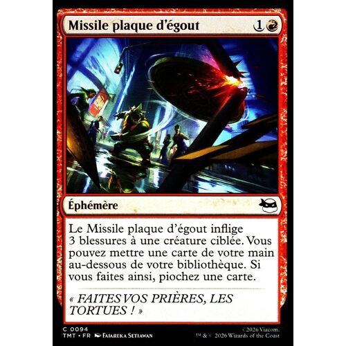 Missile Plaque D'Égout - Magic - Les Tortues Ninja Vf - C - 94