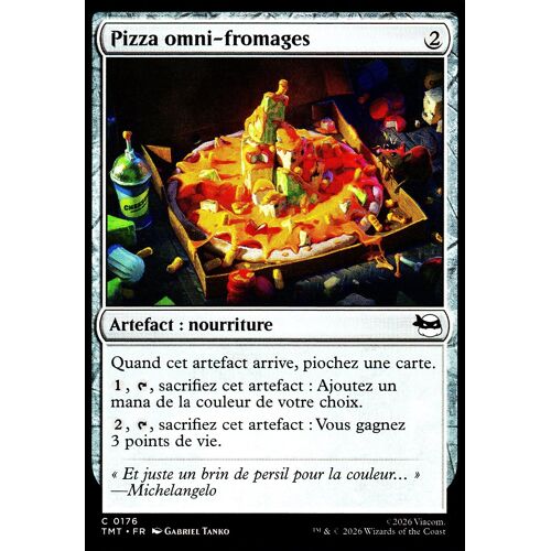 Pizza Omni-Fromages - Magic - Les Tortues Ninja Vf - C - 176