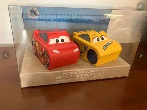 Figurines En Bois Disney Cars 3 - Édition Limitée À 400 Exemplaires - Objet De Collection