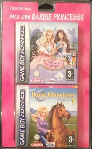 Pack Gba Barbie Princesse + Horse Adventures Game Boy Advance