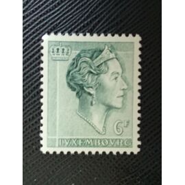 Timbre Luxembourg Y T 586 A La Grande-Duchesse Charlotte 1964 (010310 )