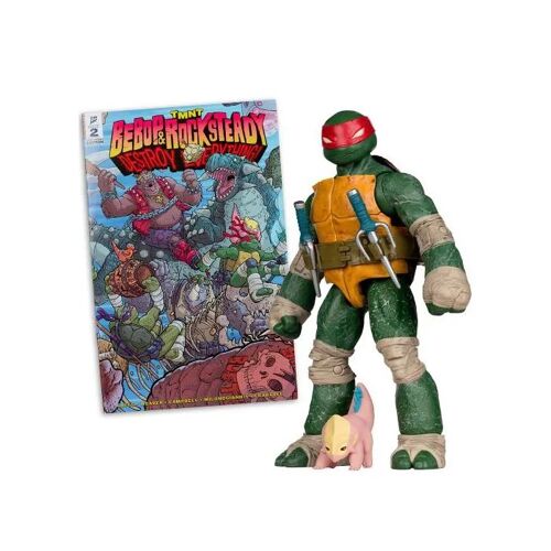 Teenage Mutant Ninja Turtles (Page Punchers) Raphael Figurine articulée de 12,7 cm avec bande dessinée McFarlane Toys