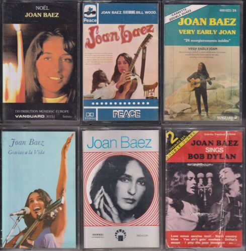 Joan Baez Lot De 6 K7 Cassettes Audio Tape B