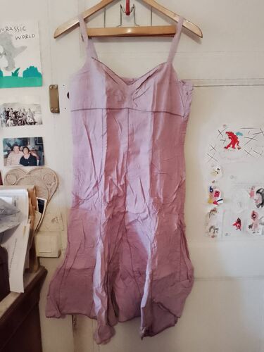 Robe Violette Pastelle 38 M Blanche Porte.