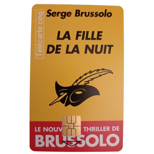 Télécarte Serge Brussolo - La Fille De La Nuit