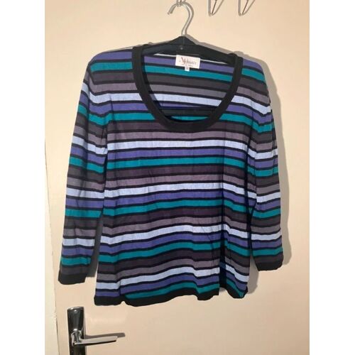 Pull Rayé Multicolore Affinités Armand Thiery - Femme Taille 5 - Style Casual