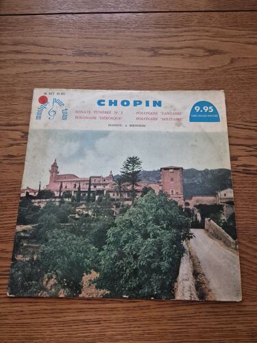 Chopin Sonate Funébre N. 2 Vinyle 33 Tours