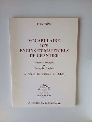 Vocabulaire Des Engins Et Matériels De Chantier