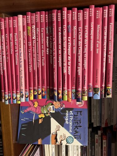 Bibliothèque Rose 25 Livres