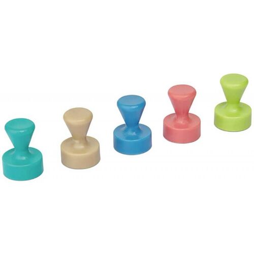 Maul - Aimant 6168499 (Ã¿ X H) 12 Mm X 16 Mm Cône Rose, Atlantic Blue, Turquoise, Citron Vert, Séhara 10 Pc(S) 6168499