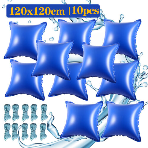 Oreillers gonflables de housse Coussin d'hiver pour bâche de piscine hivernage 10pcs