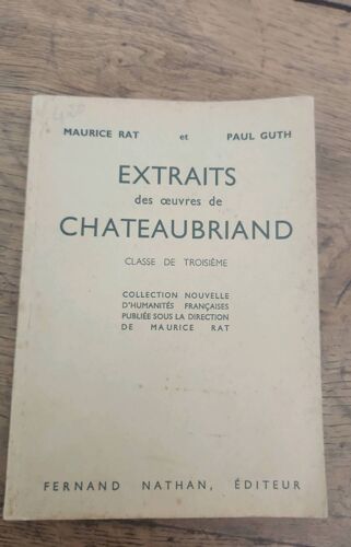 Extrait Des Oeuvres De Châteaubriant