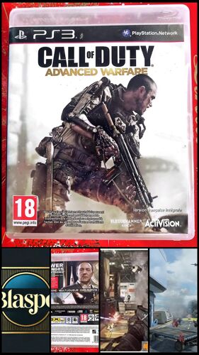 Call of Duty Advanced Warfare Jeu PS3 PlayStation 3 FPS Action Guerre Futuriste Multijoueur PEGI 18 Version Française