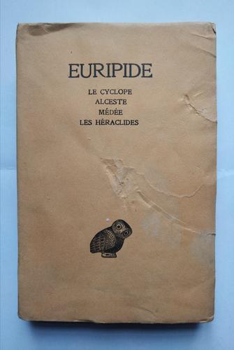 Euripide Tragédies Tome I : Le Cyclope - Alceste - Médée - Les Héraclides E.O. S.P. Sur Pur Fil Lafuma 1926 Les Belles Lettres / Association Guillaume Budé / Louis Méridier