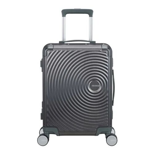 American Tourister Trolley anthracite pour femme et homme - Soundbox Alu Spinner 55 / 20 TSA Trolley S Brushed Anthracite 328504