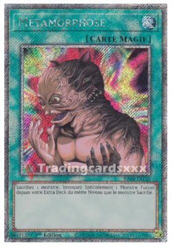 Yu Gi Oh Ra04 Fr123 Métamorphose Platinum