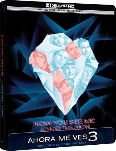 Insaisissables 3 (2025) (Blu Ray 4k Ultra Hd) (Steelbook) / Now You See Me: Now You Don't