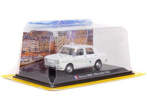 Simca 1000 Taxi Marseille 1962 - Modèle Presse 1/43