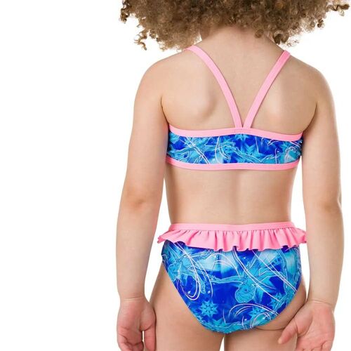 Speedo Bikini Disney Forzen Filles 24 Mois Beautiful Bleu / Turquoise / Rose Splash