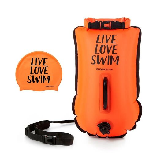 Buddyswim Bouée Live Love Swim 20l Unisex 20 Litres Orange