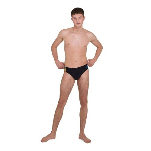 Speedo Slip De Bain Tech Panel 7 Cm Homme Uk 30 Noir / Mango / Pool