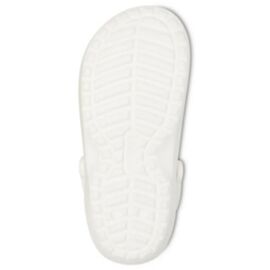 Crocs Sabots Classic Lined Adulte Mixte Eu 46-47 Blanc / Gris