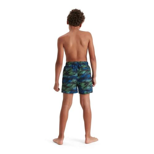 Speedo Short De Bain Printed 13¿¿ Garçons 8-9 Années Noir / Bleu Flame / Neon Absinthe / Mercurial Bleu