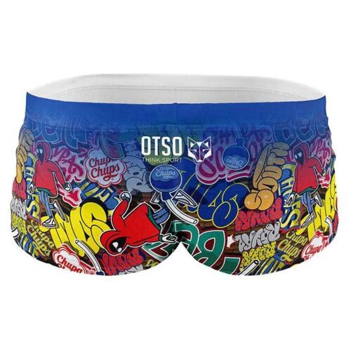 Otso Short De Bain Chupa Chups Graffiti Homme S Dark Bleu