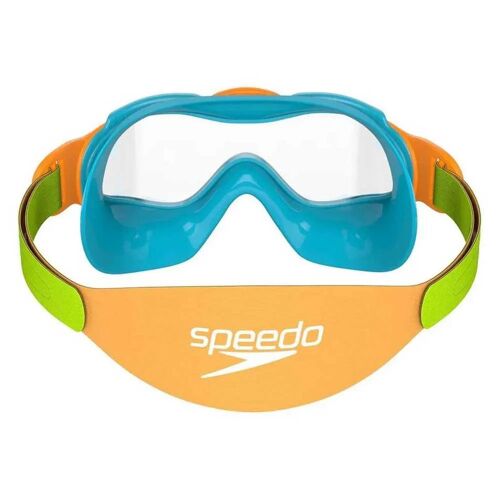 Speedo Masque De Natation Junior Biofuse Filles One Size Azure Bleu / Fluo Vert / Fluo Orange / Clear