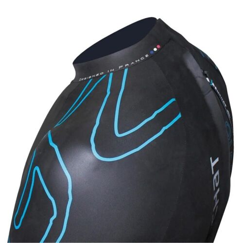 Beuchat Combinaison De Plongée En Néoprène Zento 2 Mm Homme 2xs Noir / Bleu