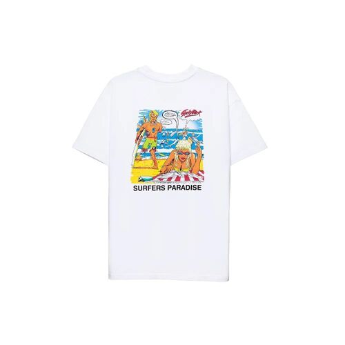 Shark Attack T-Shirt À Manches Courtes Surfers Paradise Adulte Mixte L Blanc
