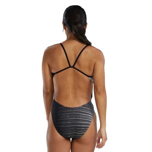 Tyr Maillot De Bain Durafast Elite Cutoutfit Speedwarp Femme 38 Titanium