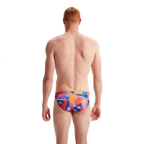 Speedo Slip De Bain Allover Digital 5 Cm Homme Uk 36 True Cobalt / Sweet Pourpre / Mandarin Peel / Watermelon /