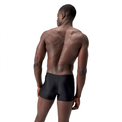 Speedo Slip De Bain Boxer Medley Logo Homme Uk 34 Noir / Country Vert