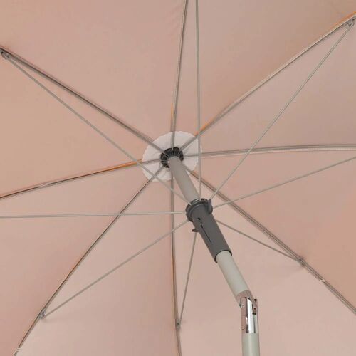 Aktive Parasol De Plage Pliable Uv50 220 Cm Unisex One Size Orange