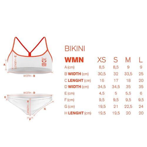 Otso Bikini Emoji Portrait Femme M Multicolore
