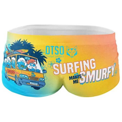 Otso Slip De Bain Boxer Smurf Smurfing Homme Xl Multicolore