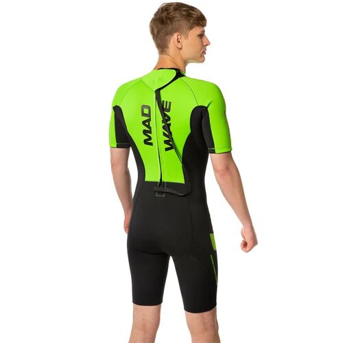 Madwave Combinaison De Plongée En Néoprène À Manches Courtes Swmrn Hybrid Dsss Sty Homme Sl Noir