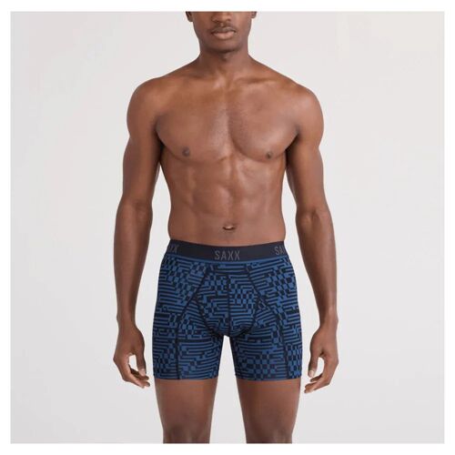 Saxx Underwear Boxers Kinetic Hd Homme L Maze Camo / Navy Dawn