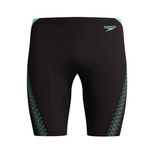 Speedo Jammer Hyperboom Splice Homme Uk 38 Noir / Alfalfa Vert