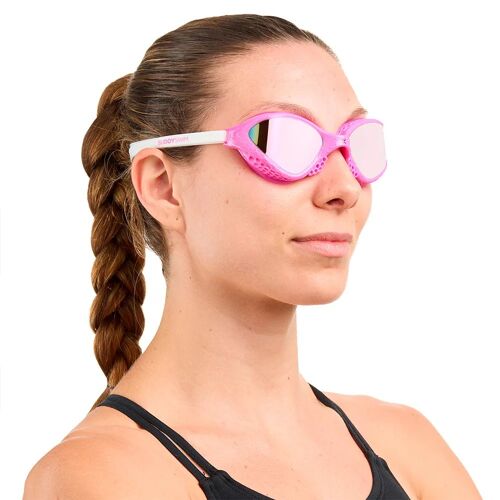 Buddyswim Lunettes De Natation Ozean Adulte Mixte One Size Rose Blanc/Iridium Mirror