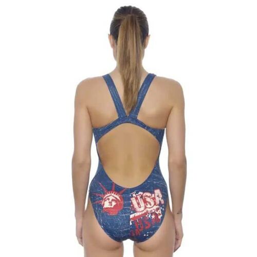 Turbo Maillot De Bain Usa Vintage Map 2013 Femme 4xl Navy