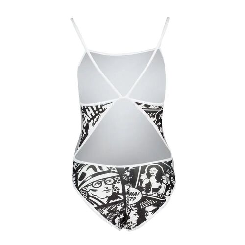 Turbo Maillot De Bain Yeah Comic 894682 Femme 2xl Blanc / Noir