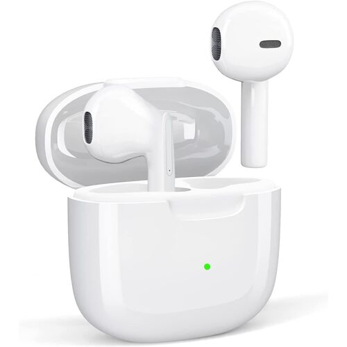 KALANKA-Ecouteurs Bluetooth Sans Fil, Intra-Auriculaires Bluetooth 5.3 Ecouteurs avec 4 ENC Réduction Mic, 48H Récréation Hi-FI Son Stéréo Écouteurs, IP8 Etanche Contrôle Tactile Casque pour iPhone/A