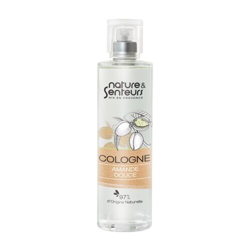 Eau De Cologne Amande Douce 100 Ml Nature & Senteurs ¿ Parfum Gourmand 