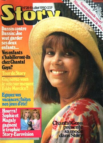 Story Magazine N°28 1980 Chantal Goya/Alain Turban-Sophie Et Magaly/Karen Cheryl/Adamo