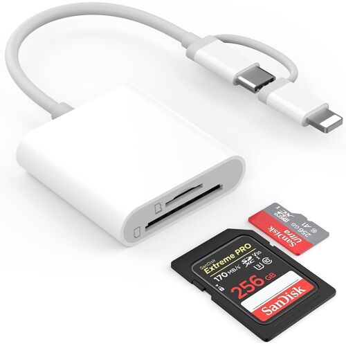 KALANKA-Lecteur de carte SD pour Phone/Pad, USB-C vers Micro SD TF, lecteur de carte mémoire USB-C, lecteur de carte mémoire pour téléphone 14/15/Pro MAX/Pro/Plus/Pad Pro/MacBook