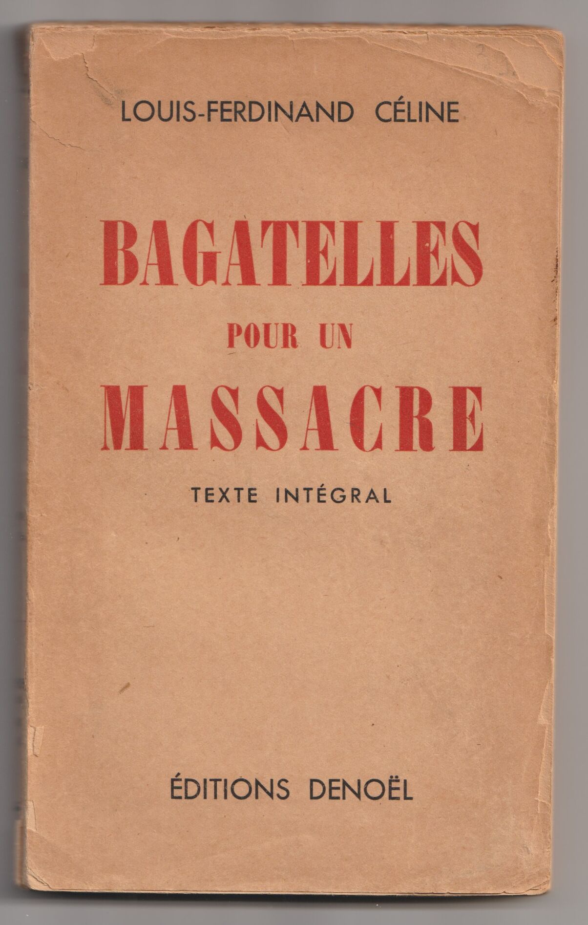 Bagatelles Pour Un Massacre Celine pas cher - Meilleures offres