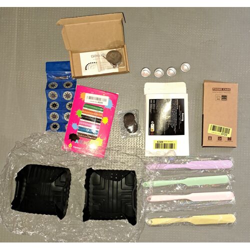 Lot Revendeur : 12 Blisters S Housse Mobile Portable Coque Étui Accessoires Ponçage Bricolage Cuisine Moules Souples Spatules