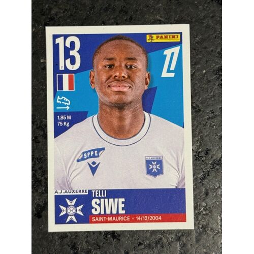 Vignette Panini Foot France 2025 2026 N°50 : Telli Siwe